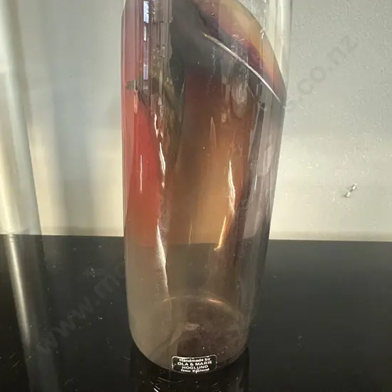 Hoglund Art Glass Vase. H17cm