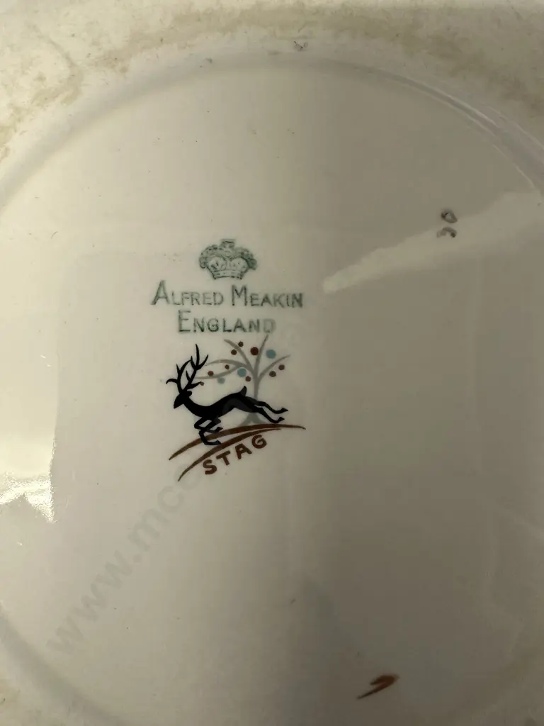 Antique Alfred Meakin 'Stag' Pattern Plate Image 1++