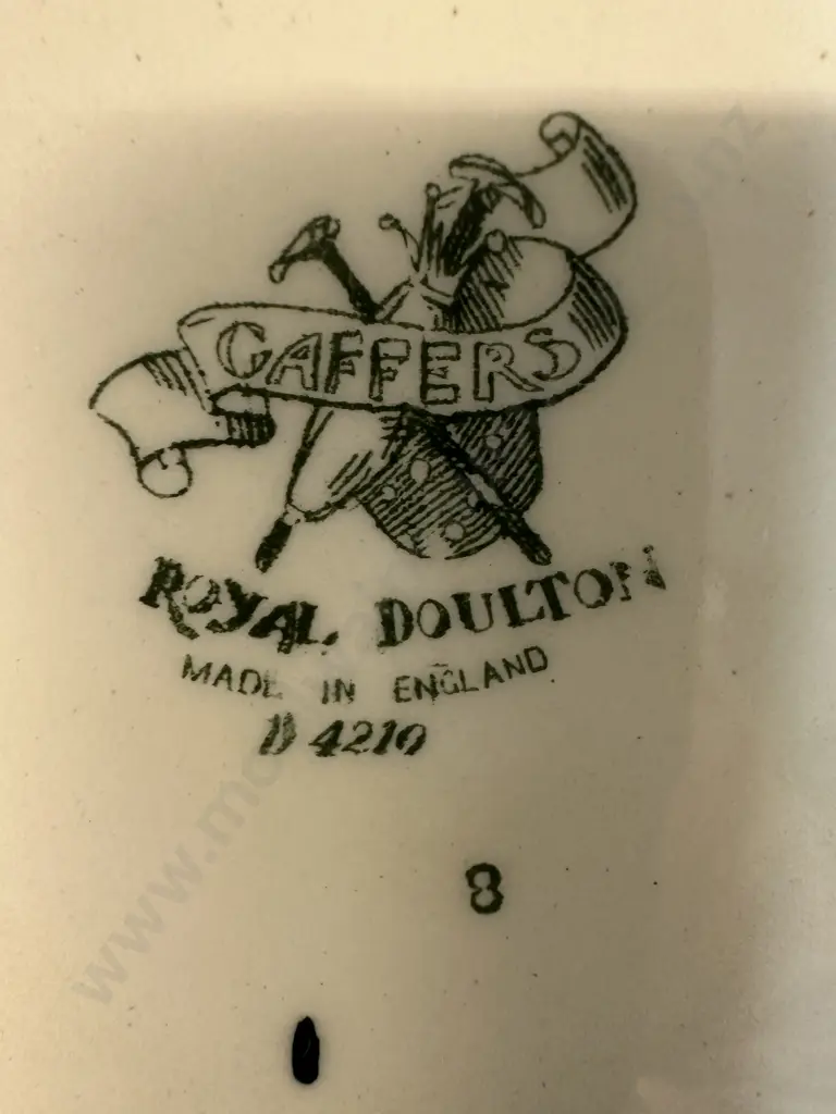 Antique Royal Doulton 'Gaffers' Plate Signed Noke Dia26cm. Image 1++