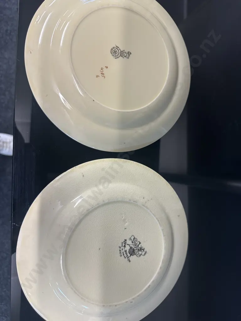 Antique Royal Doulton Collectors Plates Including 'Gaffers' #4210 & Dutch Flower Market Seller #4785 Image 1++