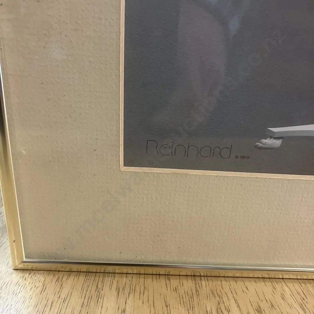 Siegbert Reinhard "The Cellist" Lithograph 1979. 38 x 45cm Image 1++