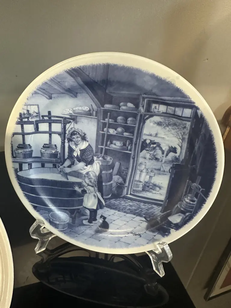 Selection Vintage Delft Wall Plates  Image 1++