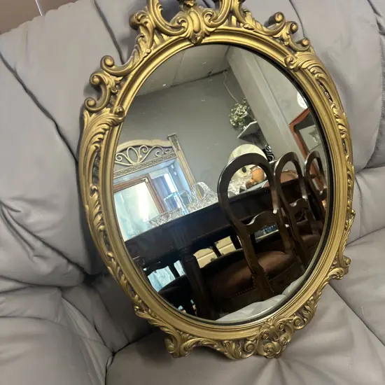 Gilt Framed Ornate Mirror H71,W46cm.