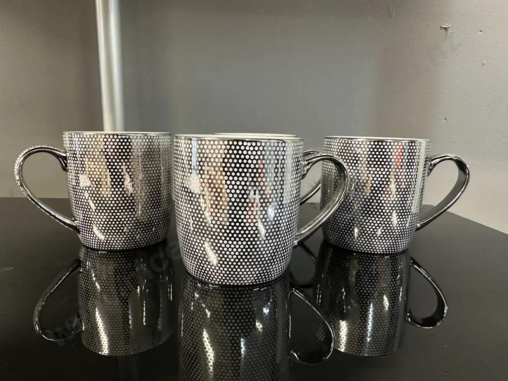 Morgan & Finch Home Collection Set Of Four Coffee Mugs Image 1++