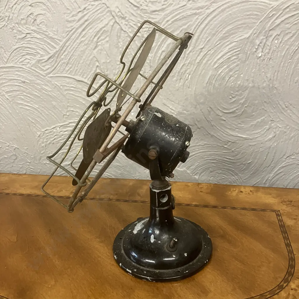 Vintage Antique Limit No.1 England Electric Table Fan (Ornamental Use Only) Image 1++