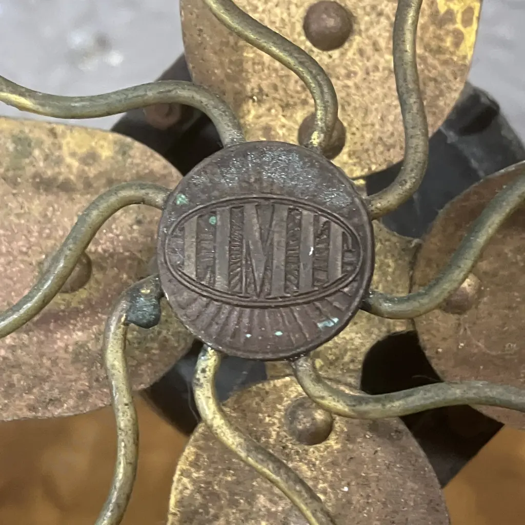 Vintage Antique Limit No.1 England Electric Table Fan (Ornamental Use Only) Image 1++