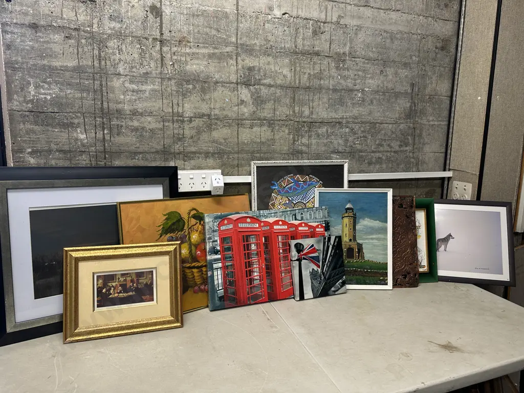 Large Selection Of Vintage Art Work Image 1++