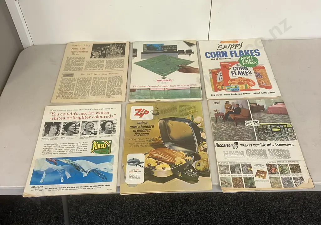 Vintage Weekly NZ News -  Dec 8 1965 to April 8 1968, Lot of Six Image 1++