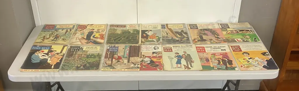 Vintage John Bull & Everybody's Weekly Magazines - 1954 to 1960, Lot of Fourteen Image 1++