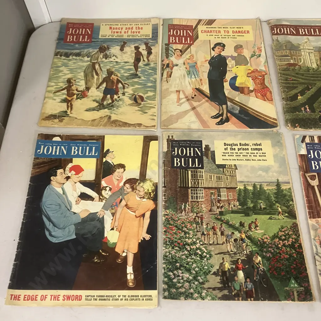 Vintage John Bull & Everybody's Weekly Magazines - 1954 to 1960, Lot of Fourteen Image 1++