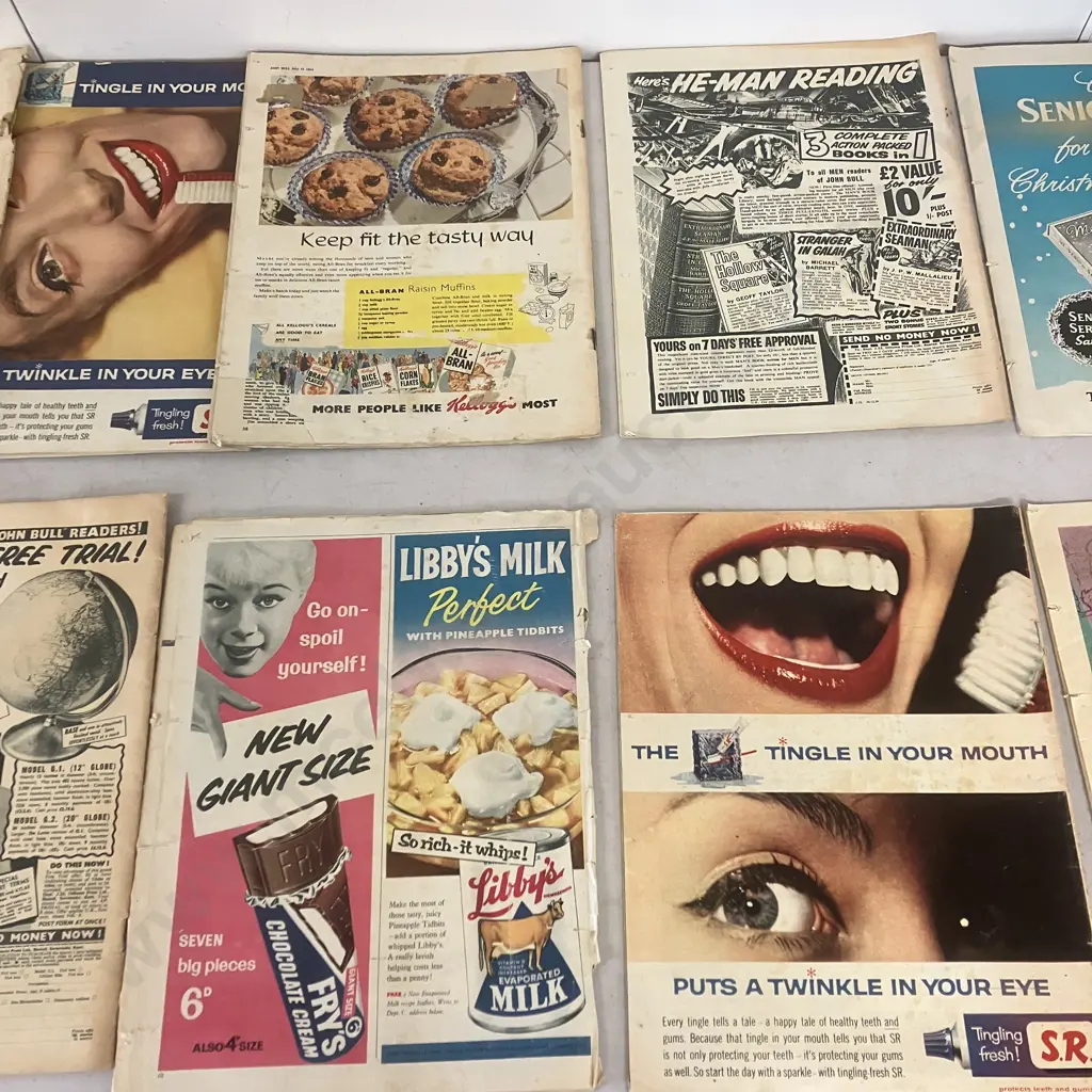 Vintage John Bull & Everybody's Weekly Magazines - 1954 to 1960, Lot of Fourteen Image 1++