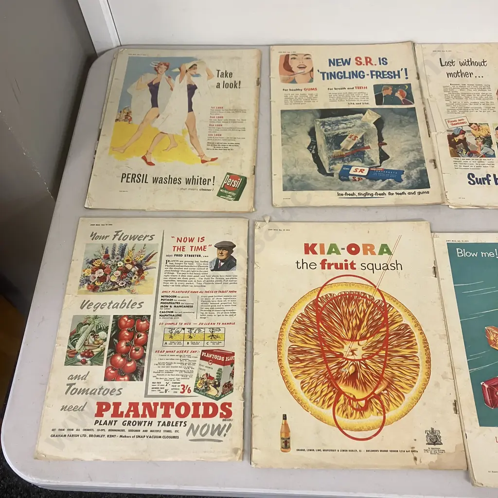 Vintage John Bull & Everybody's Weekly Magazines - 1954 to 1960, Lot of Fourteen Image 1++