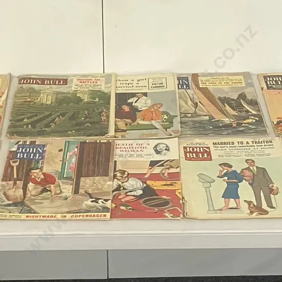 Vintage John Bull & Everybody's Weekly Magazines - 1954 to 1960, Lot of Fourteen