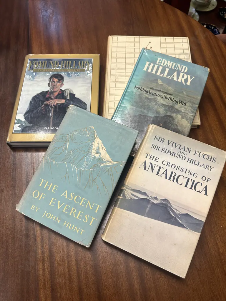Selection Of Edmund Hillary Books Image 1++