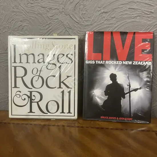 Live: Gigs That Rocked New Zealand Josh Easby, Bruce Jarvis & 1995 First Edition Rolling Stone Images of Rock and Roll