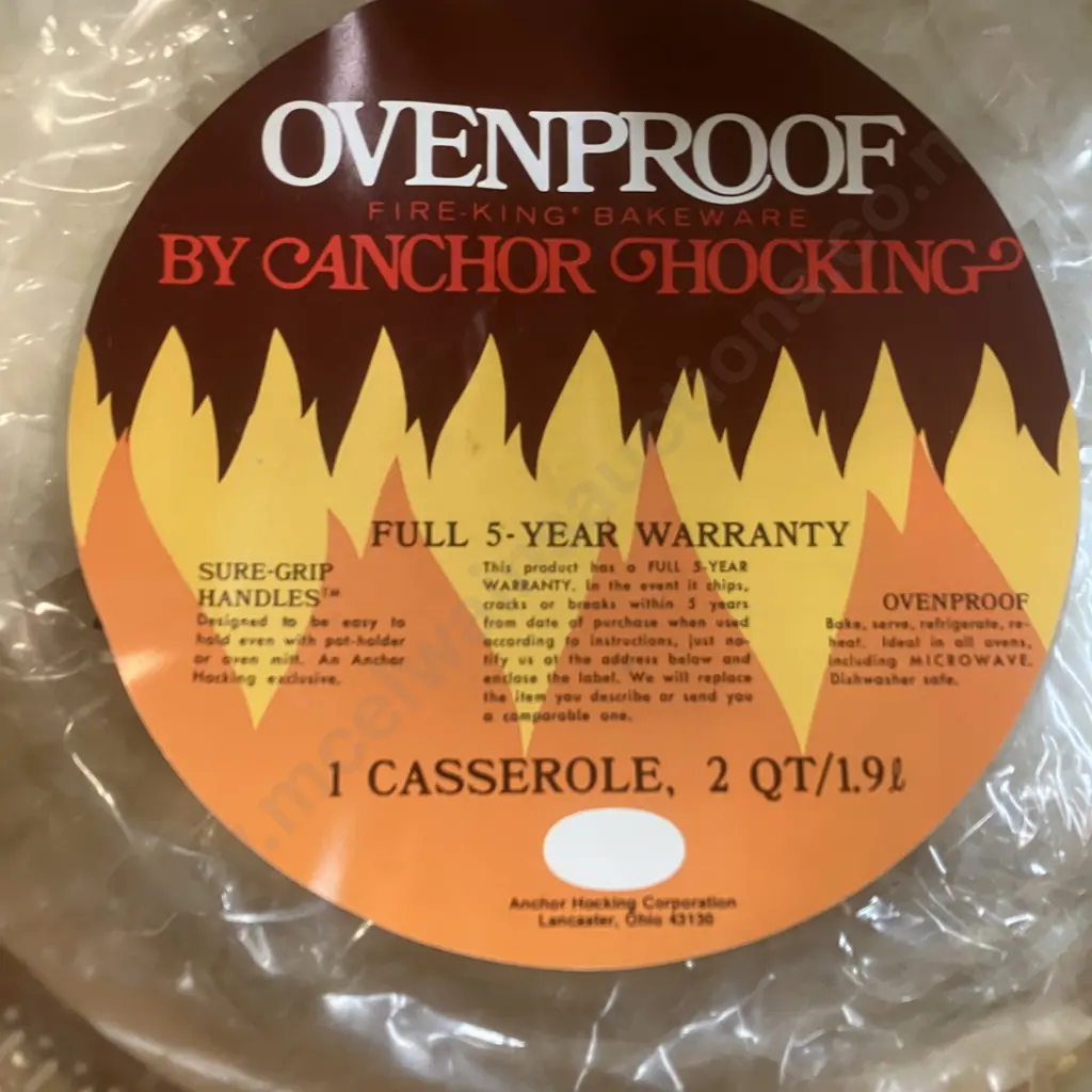 Vintage Boxed 6 Pce English Lead Crystal Fruit Set & Boxed 2 Qt Silver Plated Casserole Image 1++