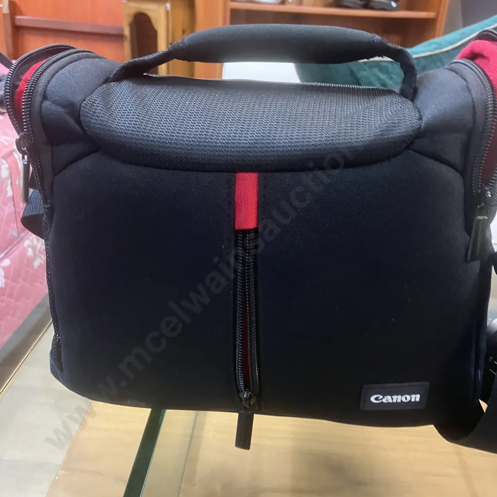 Pentax Z-10 Black Body 35mm SLR Film Camera With Pentax-FA 1:3.5-4.7 28-80mm Lens With Canon Carry Bag Image 1++