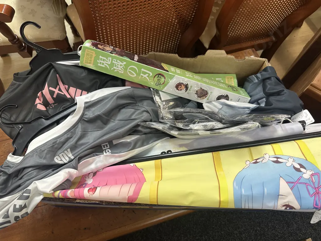 Assorted Anime Wall Scrolls, Tee Shirts Etc Image 1++