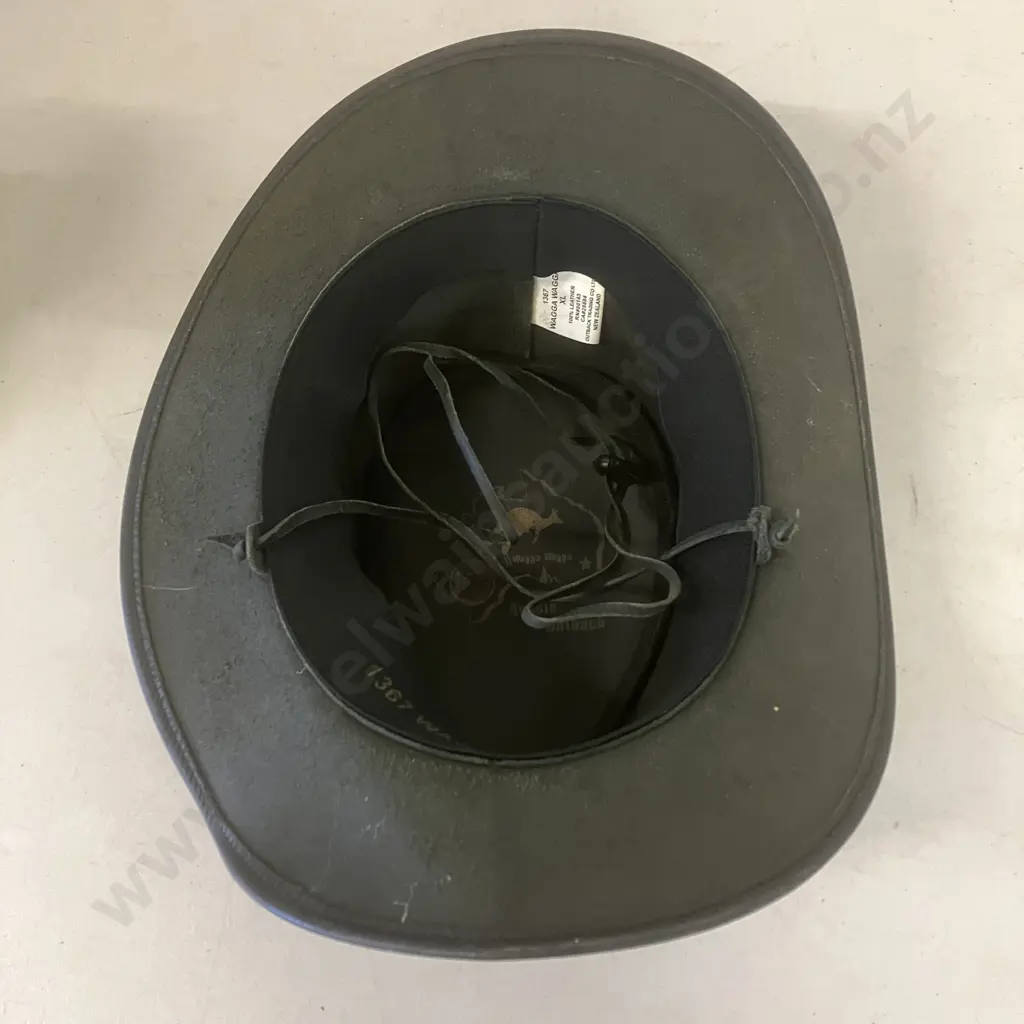 Wagga Wagga Size XL Leather Hat by Outback Trading NZ Image 1++