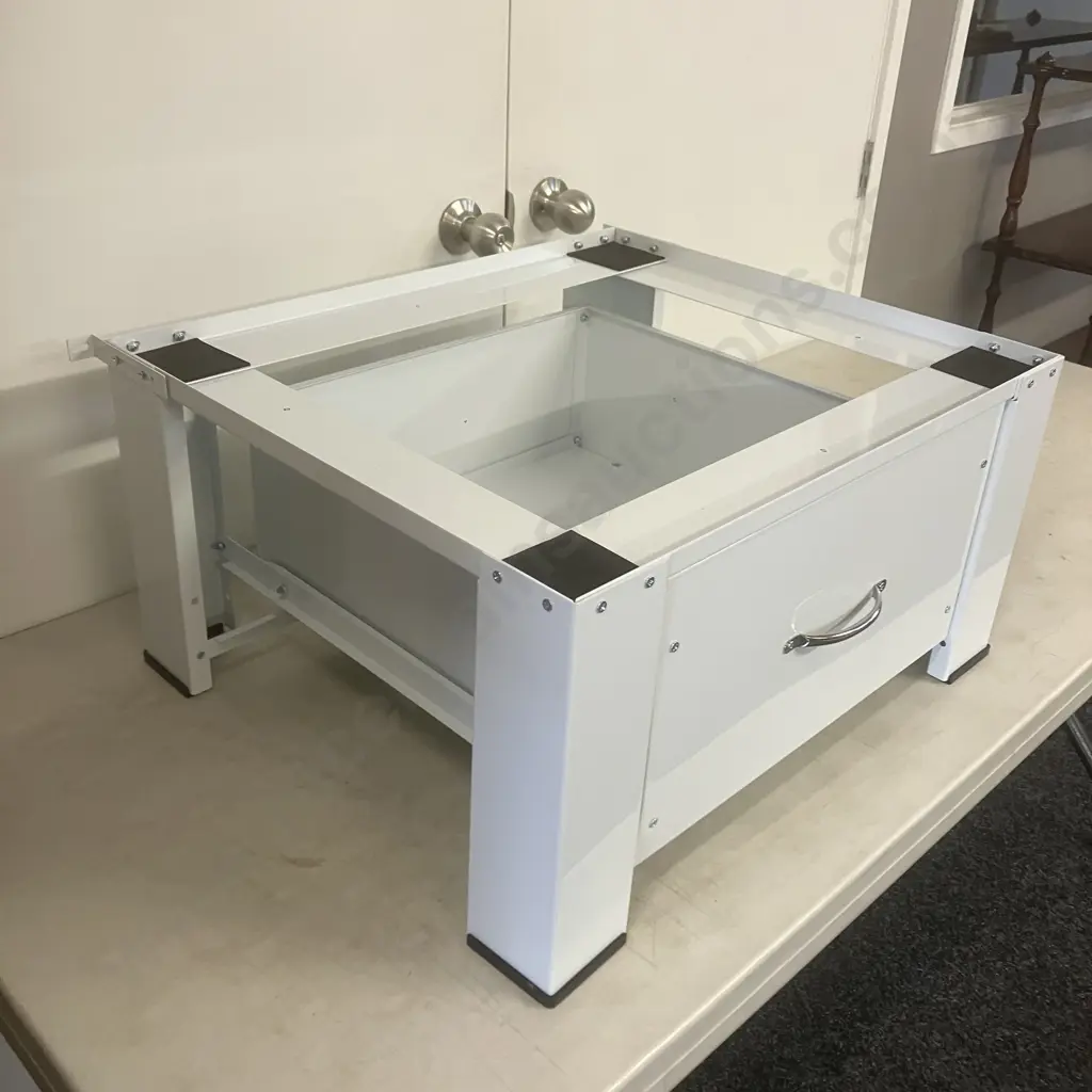 Laundry Pedestal With Drawer. H32 W63 D55cm Image 1++