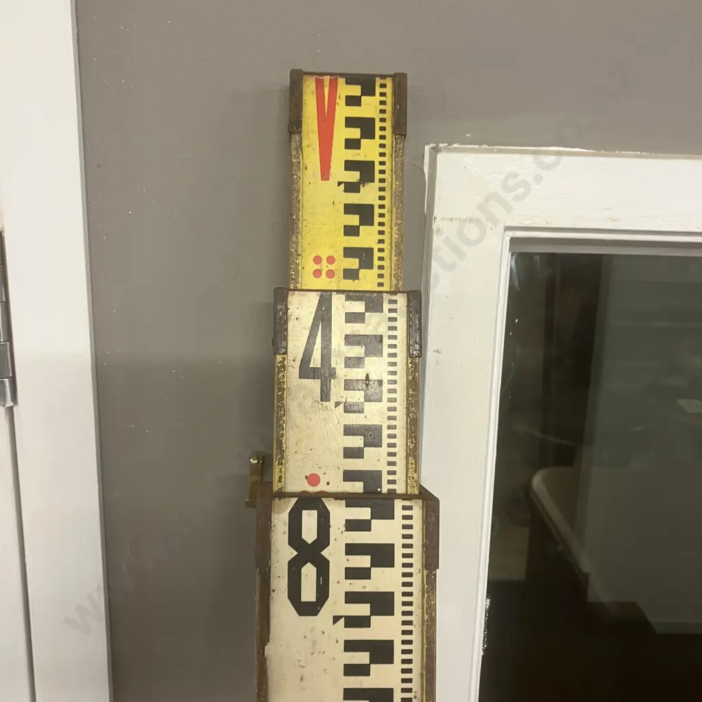 Vintage SKB Telescoping Surveyor's Measure Stick Image 1++