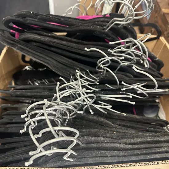 Box Lot Of Coat Hangers