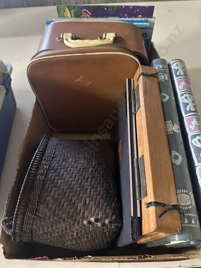 Photo Albums, Cane Basket, Bowls Etc Image 1++