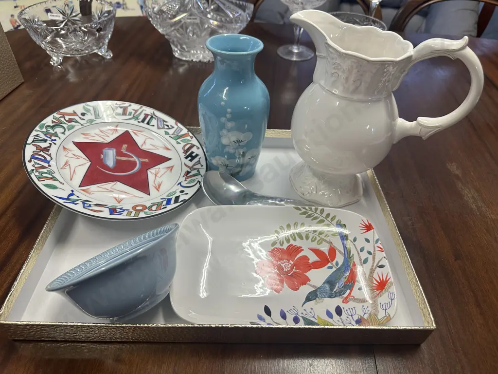 French Country Pitcher, Vase, Villeroy & Boch Bowl Etc Image 1++