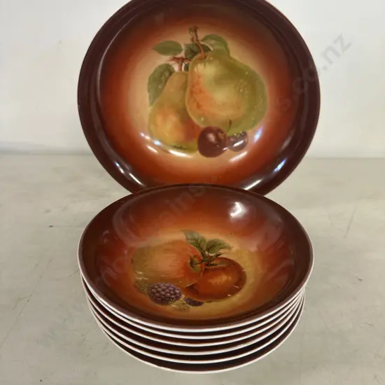 Czechoslovakia Dessert Set (as found)