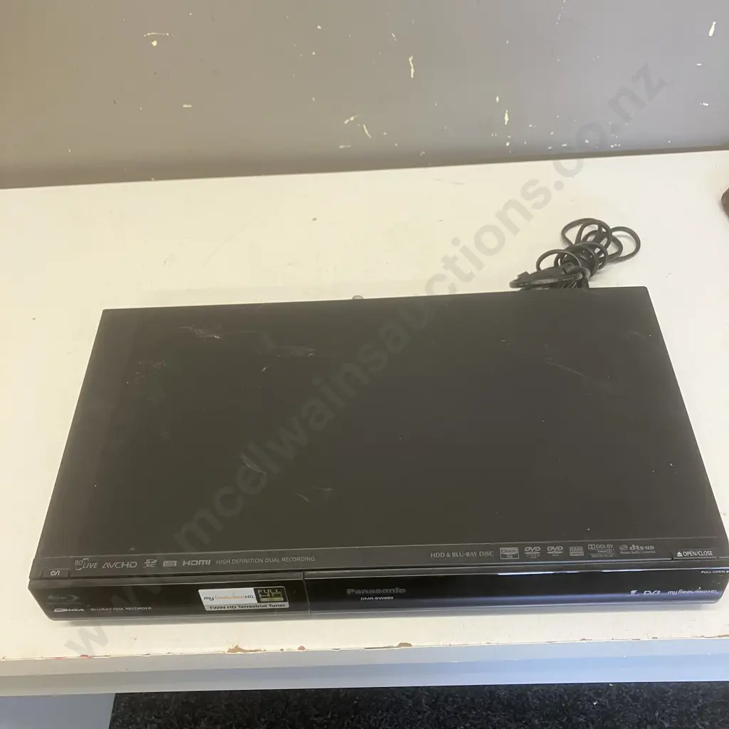 Panasonic DMR-BW880 Blu Ray Digital Recorder, Built-in 500GB Hard-disk, Twin Freeview HD Tuners Image 1++