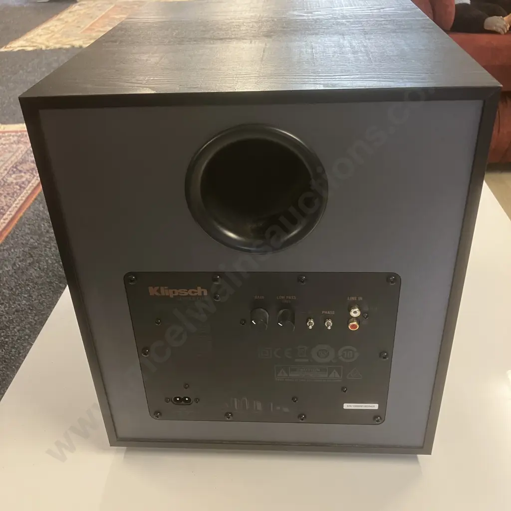 Yamaha RX-V385 5.1 Channel AV Receiver With Klipsch Reference Theater Pack 5.0 & Klipsch R-100SW Subwoofer Image 1++