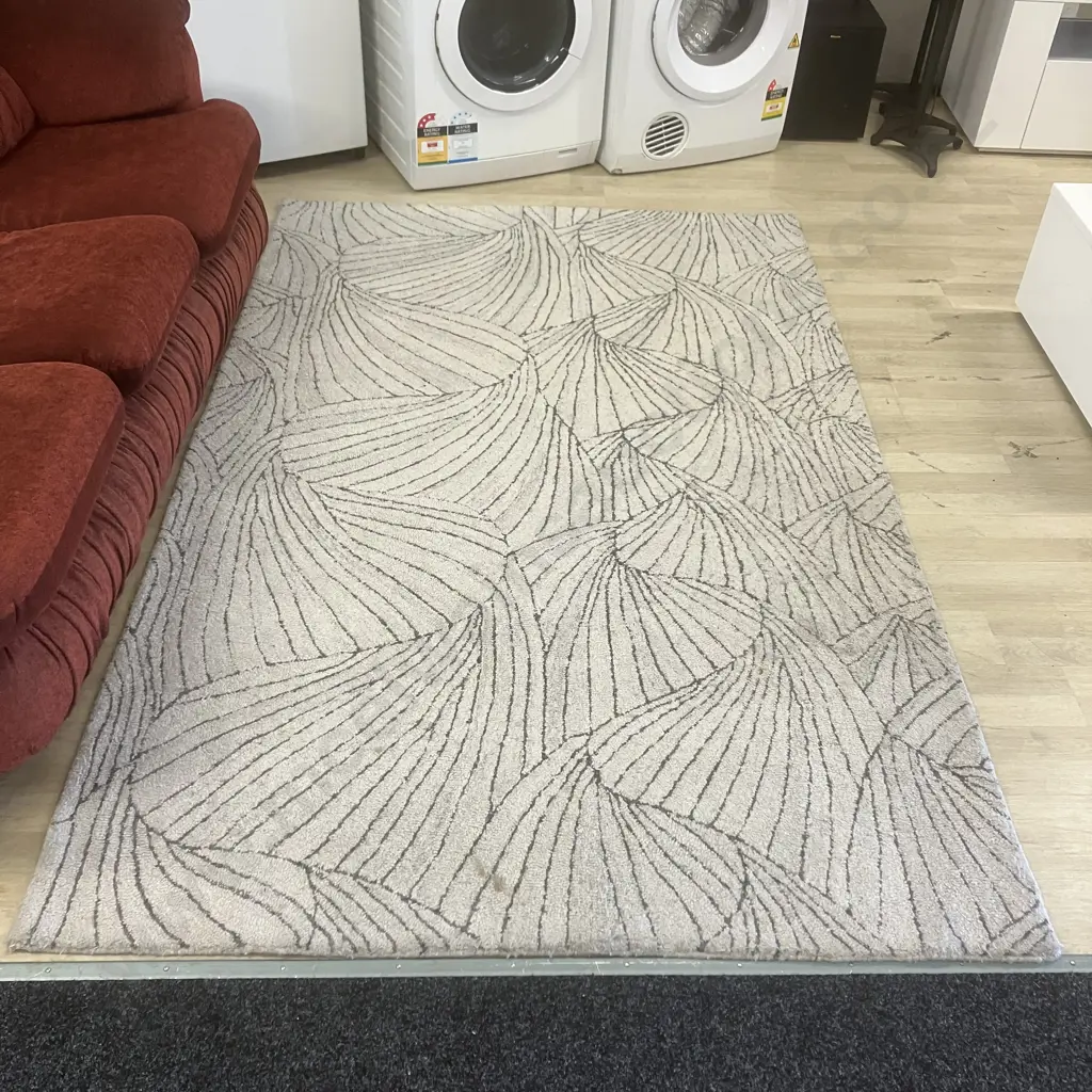 Early Settler Deco Linear Hand Tufted Floor Rug. 240 x 150cm Image 1++