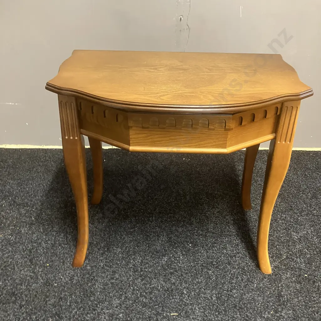 Vintage Wooden Console Table. H55 W59 D37cm Image 1++