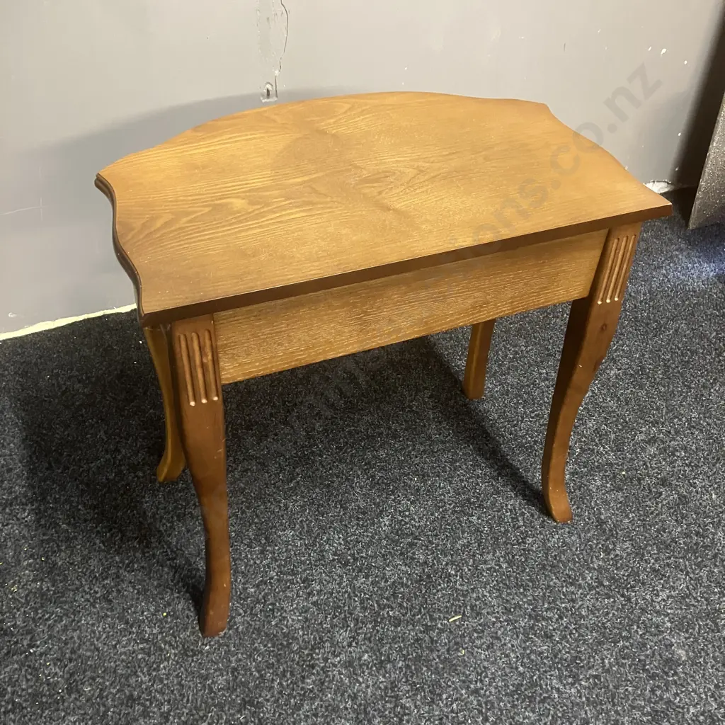 Vintage Wooden Console Table. H55 W59 D37cm Image 1++