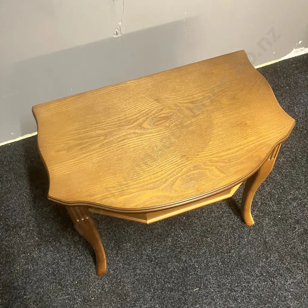Vintage Wooden Console Table. H55 W59 D37cm Image 1++
