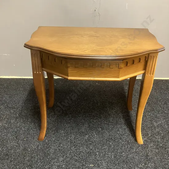 Vintage Wooden Console Table. H55 W59 D37cm