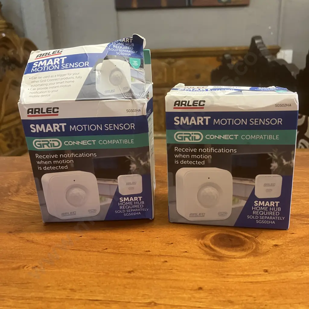 Pair of Arlec Smart Motion Sensors -  SGSO2HA Image 1++