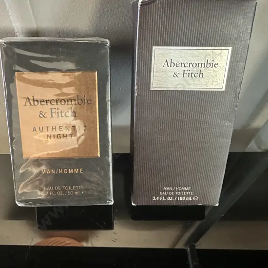 Abercrombie & Fitch Man / Homme Eau De Toilette x 2 - 50ml & 100ml