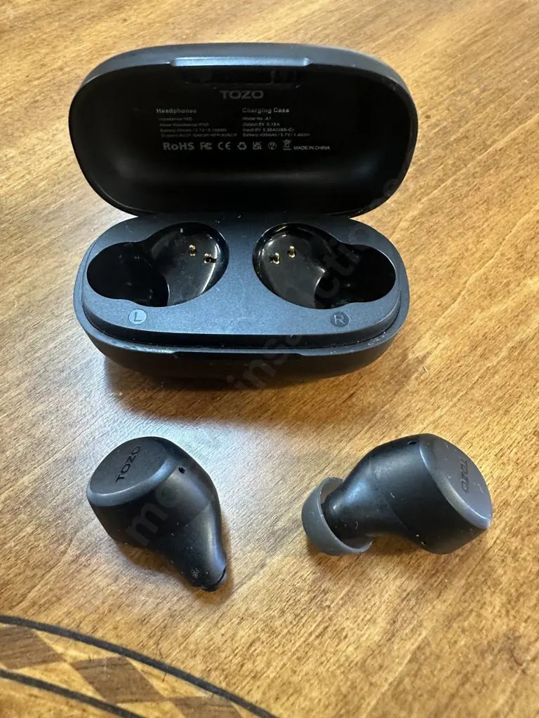 TOZO Ear Pods With Charging Case (No Lead) Image 1++