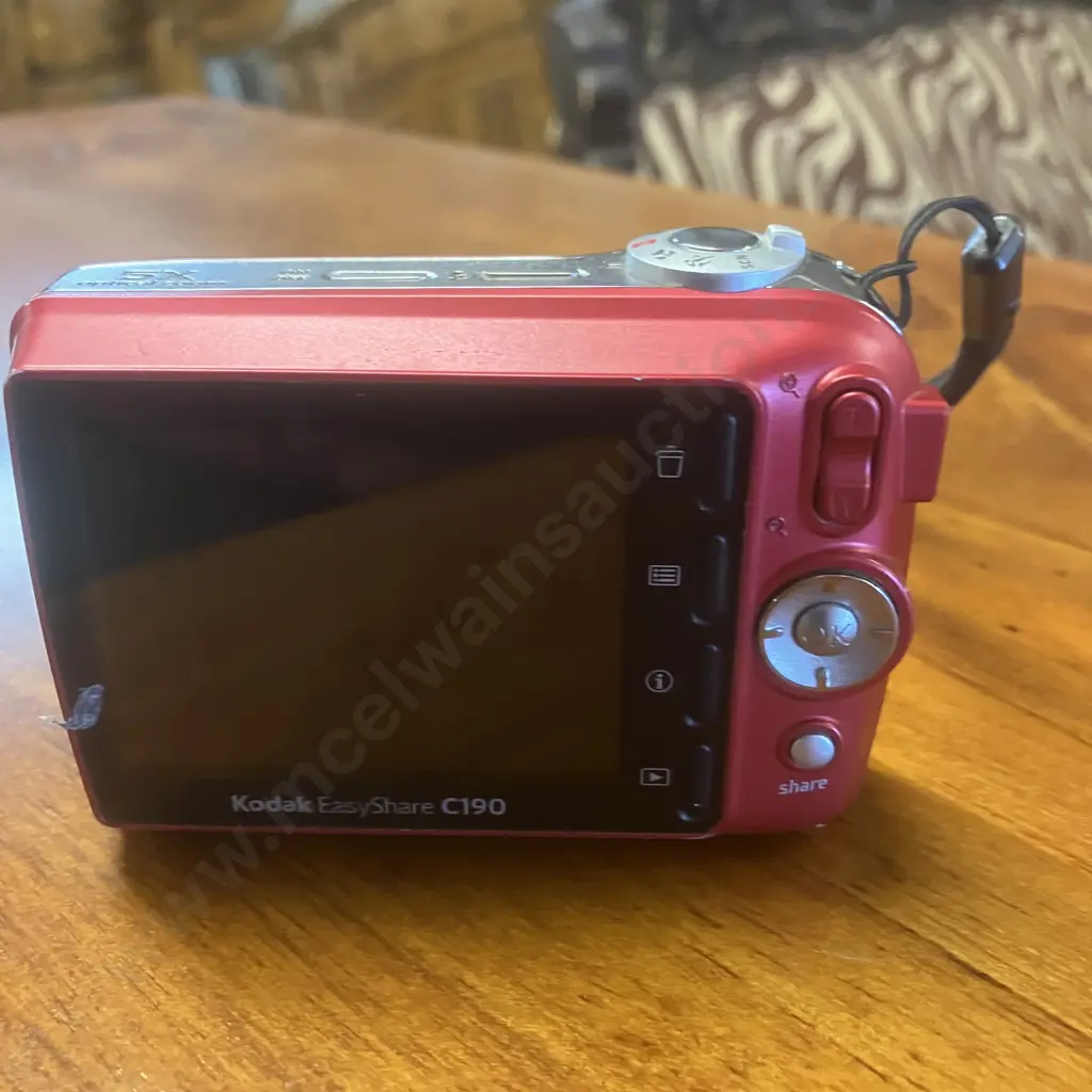 Kodak EasyShare C190 12MP Digital Camera - Red Image 1++