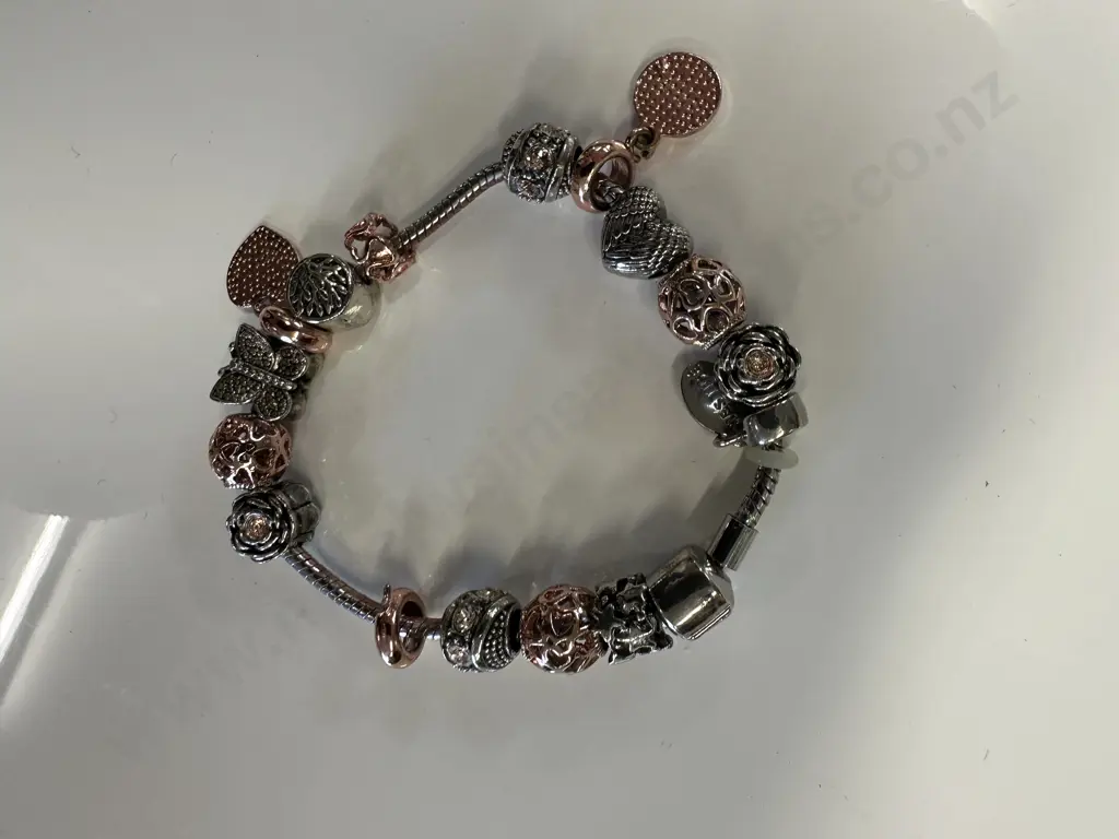 Pandora Style Charm Bracelet Image 1++