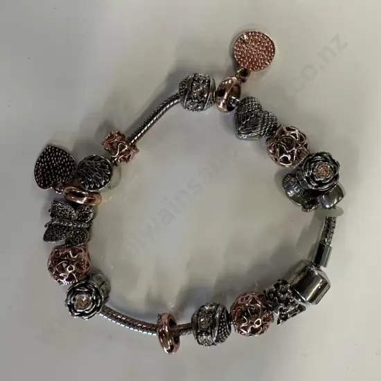 Pandora Style Charm Bracelet
