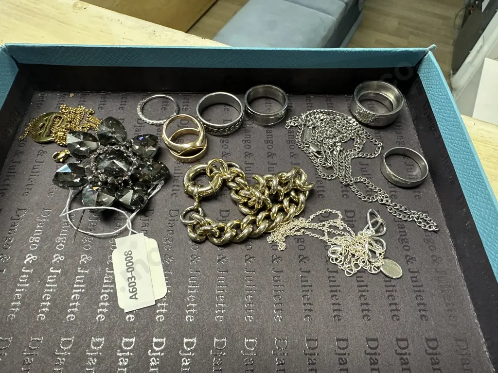 Selection of Costume Jewellery, Rings, Pendants, Brooch Etc Image 1++