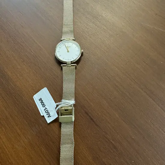 BOCCIA Womens Gold Plated Titanium Dress Watch With Gold Mesh Strap - #3340 30