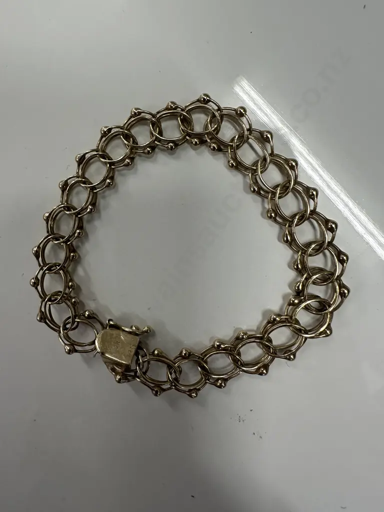 Stamped 14 Ct Gold Bracelet Image 1++