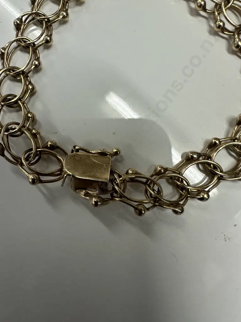 Stamped 14 Ct Gold Bracelet Image 1++
