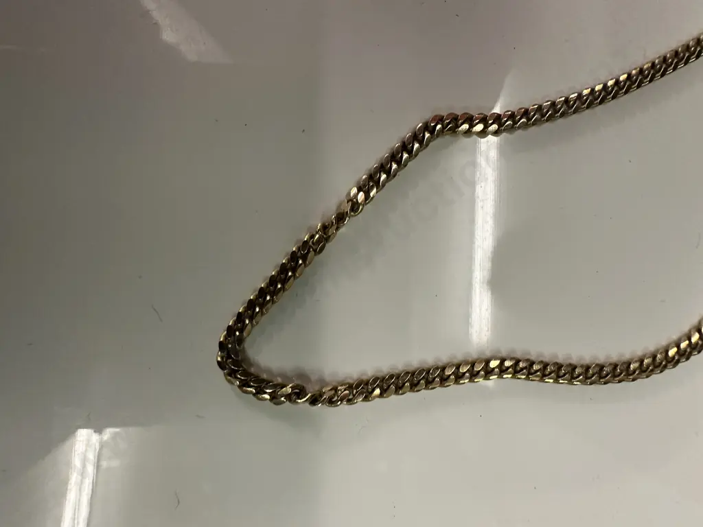 925 Stamped Italy Gold Necklace Image 1++