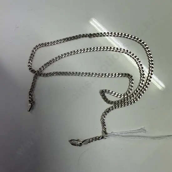 925 Stamped Italy Silver Necklace