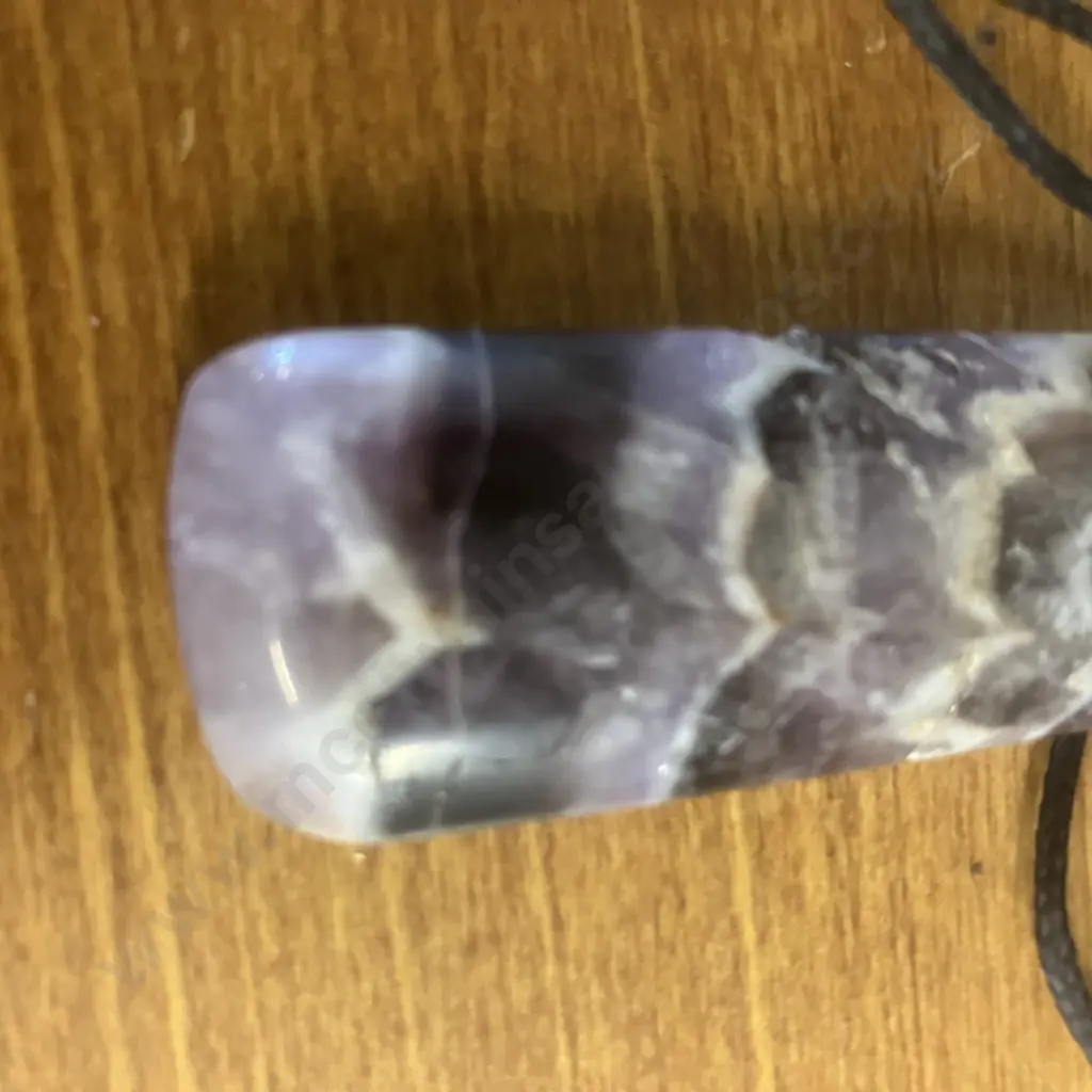 Pendant Chevron Stone Pendant. 7cm Image 1++