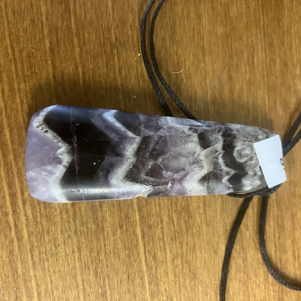 Pendant Chevron Stone Pendant. 7cm Image 1++